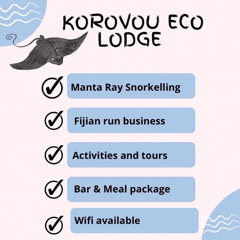 Korovou Eco Lodge Naviti Island Exterior foto